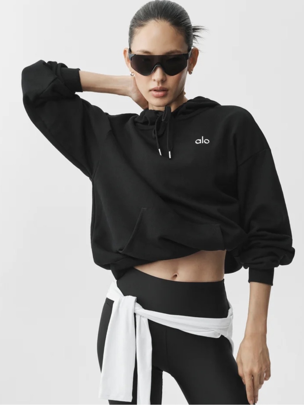 Alo Yoga Black Accolade Hoodie size M